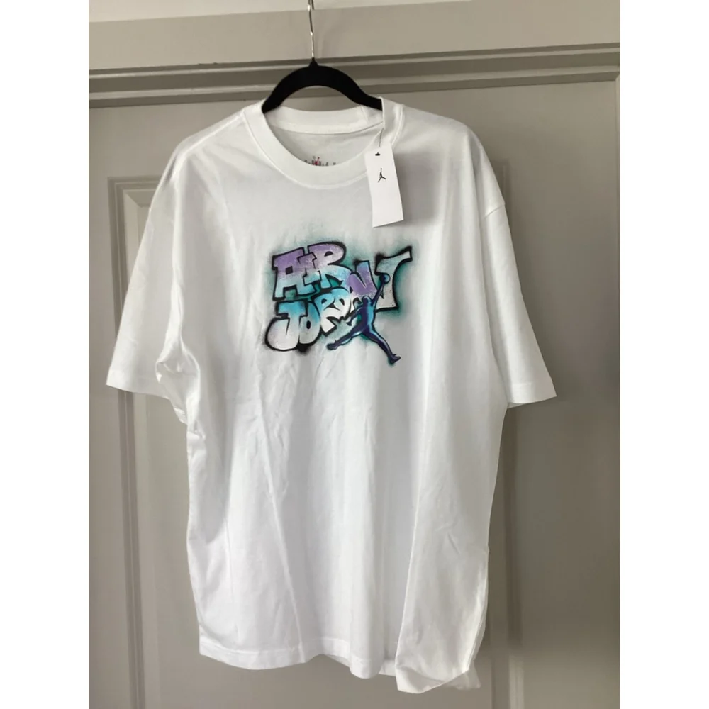 Jordan AJ5 Men’s T-Shirt Sz: Large Color: White